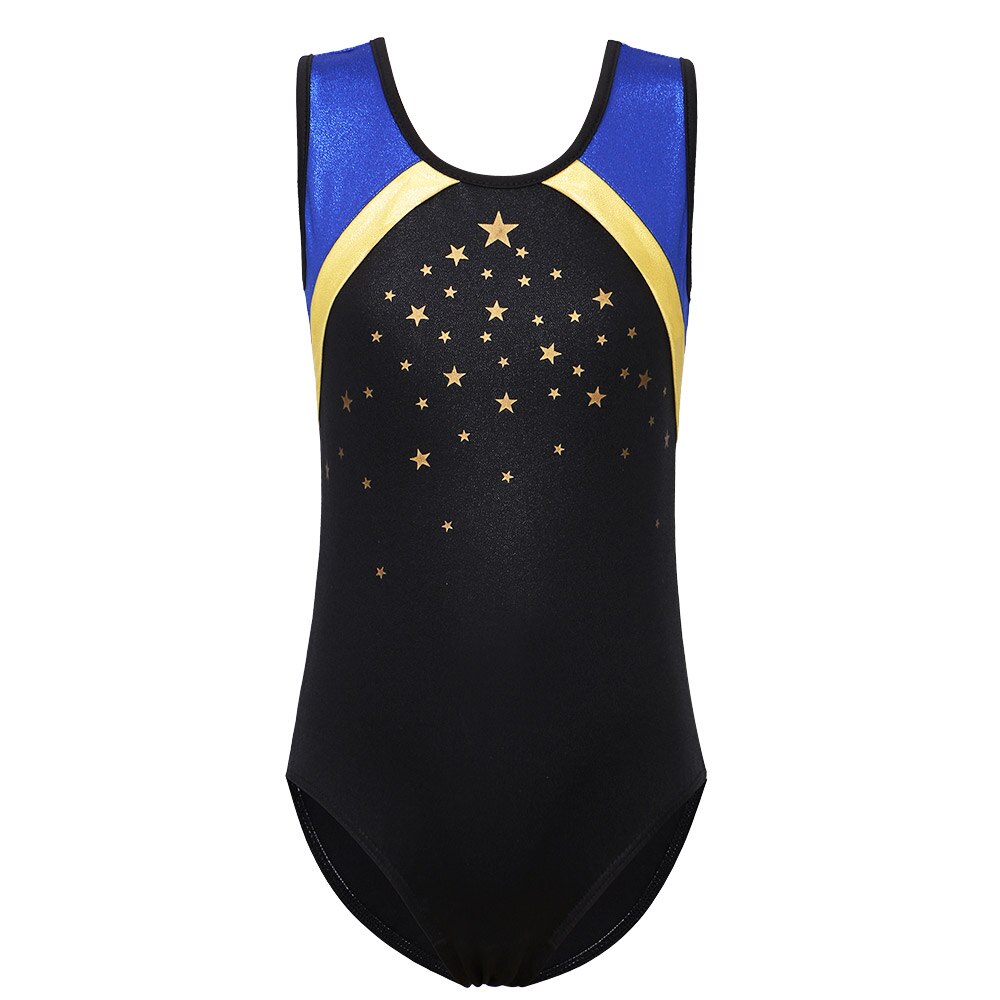 BAOHULU Mouwloze Gymnastiek Turnpakje Cartoon Meisjes Turnpakje Sparkly Ballet Gymnastiek Kostuum Kids Turnpakje Tank