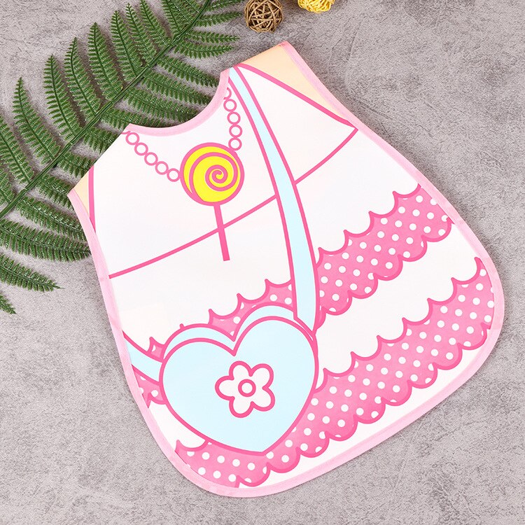 Baberos de plástico ajustables para bebé, Baberos para comer a prueba de agua, paño de alimentación de dibujos animados para bebé, delantal para niño, ropa para eructar, Baberos para niña y niño: G