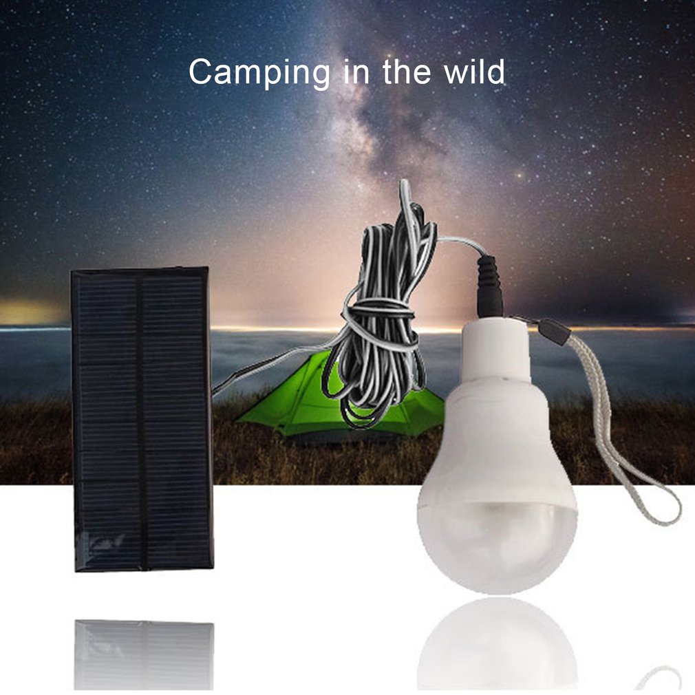 Outdoor Super Bright Solar Led Emergency Light Night Market Outdoor Beach Light Bulb Practical Solar Light