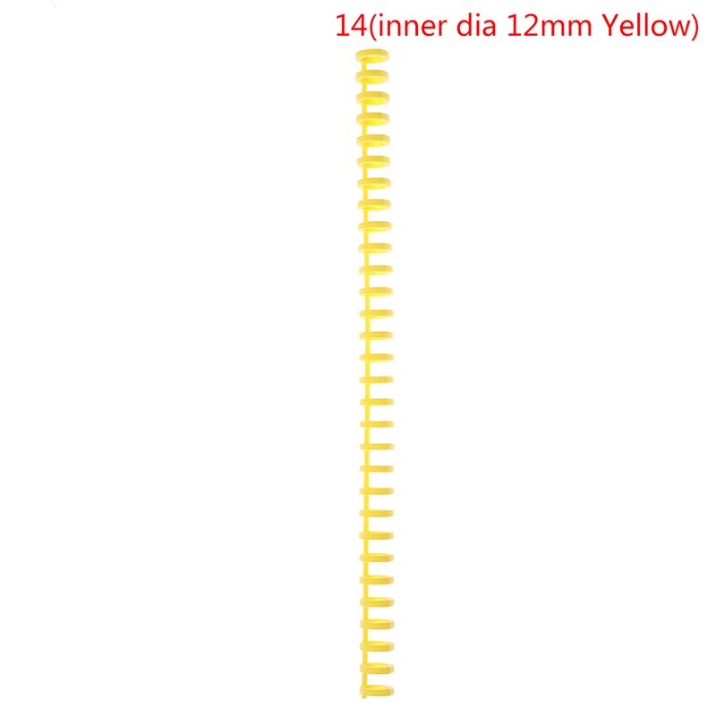 10/12mm 30 otwór koła pierścień luźne liście plastikowy pierścień wiążący dla Kid A4 A5 A6 Notebook Binding klipy papier do majsterkowania Notebook Album: Style-14
