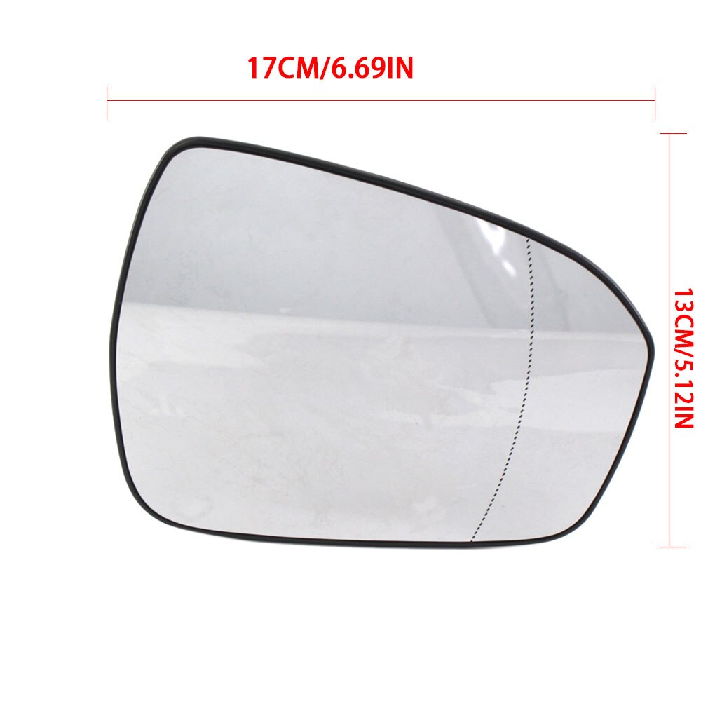 Right Door Side Heated Mirror Glass Automotive Accessory Replacement for Mondeo