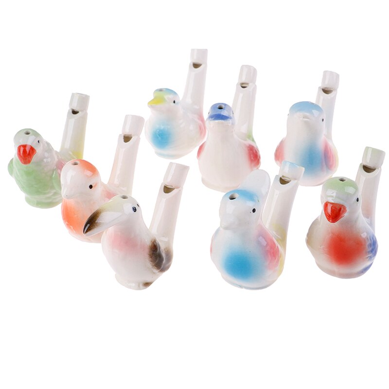 Keramische Vogel Fluitje Vintage Stijl Water Grasmus Kind Kid