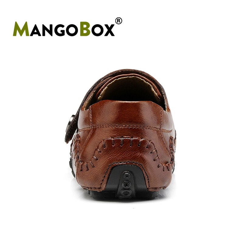 Men Golf Shoes Brown Leather Golf Men Sneakers Top Youth Sport Shoes Rubber Anti-Slip Mens Golf Gym Shoes