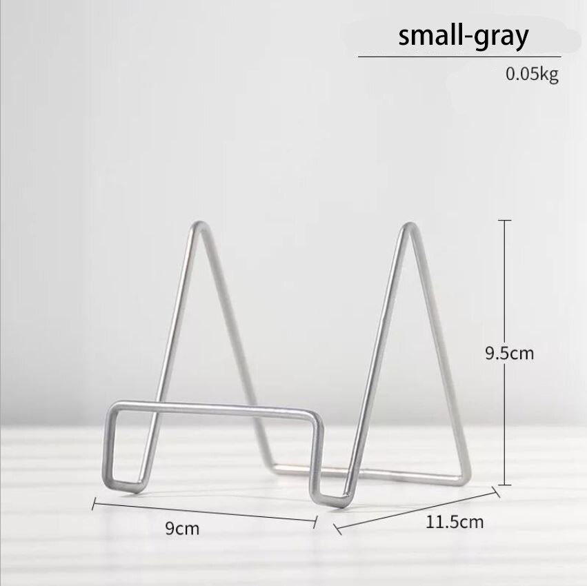 Support de tablette Simple Support en or Rose Support de Support pliant bureau de refroidissement IPAD téléphone Mobile Support universel supports étagère: B-S-Gray