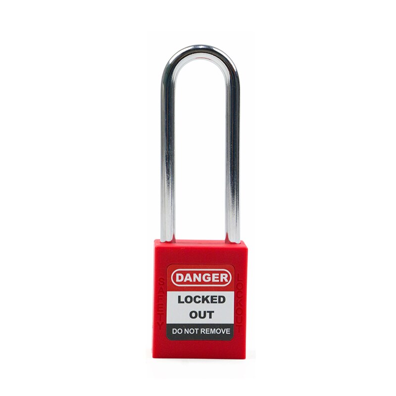 Lockey Techniek Security Stalen Beugel Veiligheid Lockout Hangslot met sleutel Energie Isolatie Slot Behouden Loto Tagout: P76S