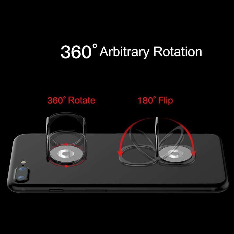 Universal Mobile Phone Holder 360 Degree Rotation Finger Ring Holder Magnetic Car Bracket Stand Mobile Phone Accessories