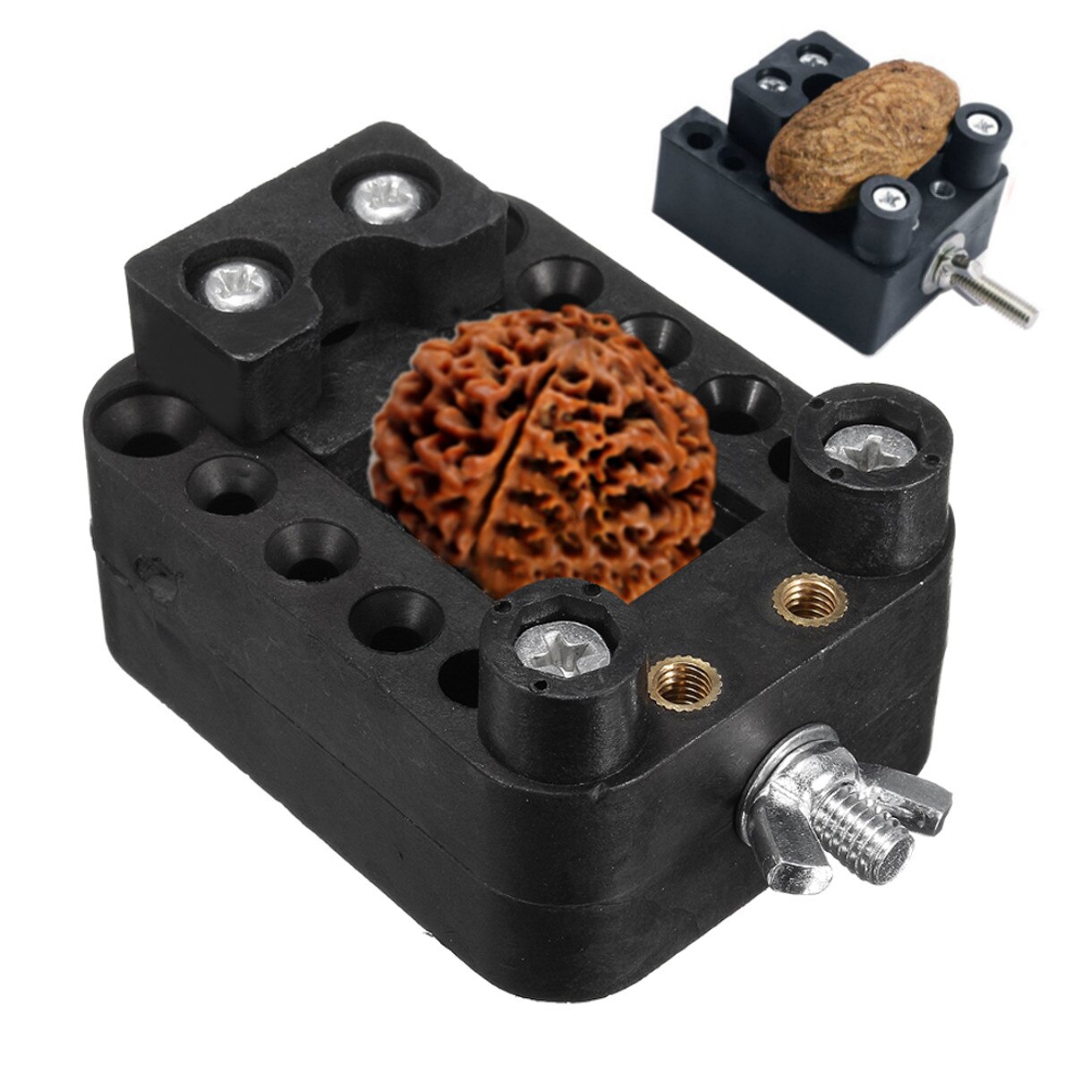 2 Type Mini Carving Bench Clamp Drill Press Vise Hand Clip Flat DIY Jewelry Art Sculpture Craft Tool Table Vise