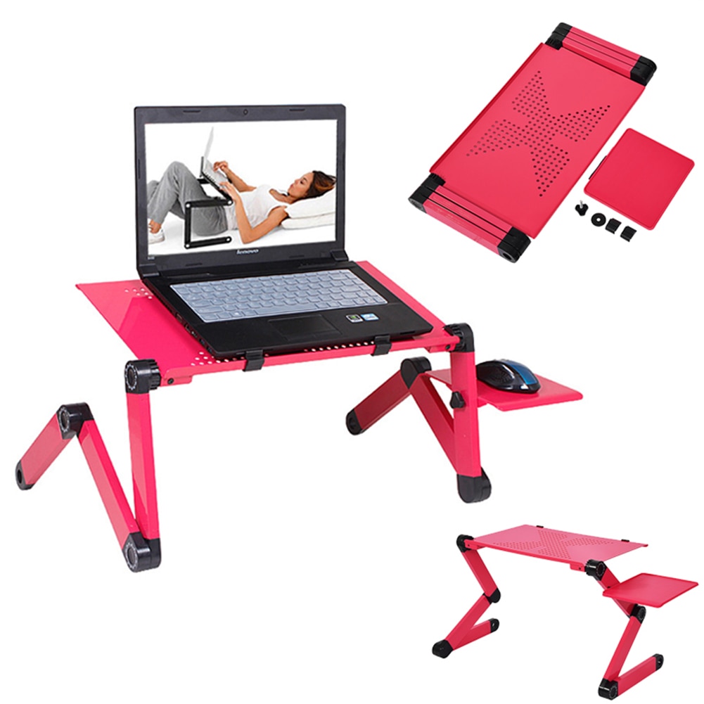 Supporto computer portatile Tavolo per Divano Letto mobile portatile Del computer Portatile Tavolo Pieghevole taccuino Scrivania con Il topo pad per La Casa Ufficio Scrivania Del computer