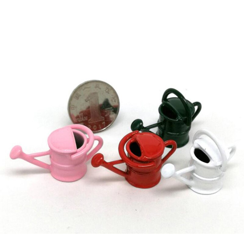 1:12 dukkehus vandkande dukkehus tilbehør klassisk legetøj haven drys blomsterpotte miniaturedekoration