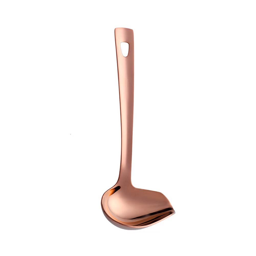 1pc färgglada 304 rostfria såssked med pip liten soppslev serveringssked olja sked köksredskap: 4
