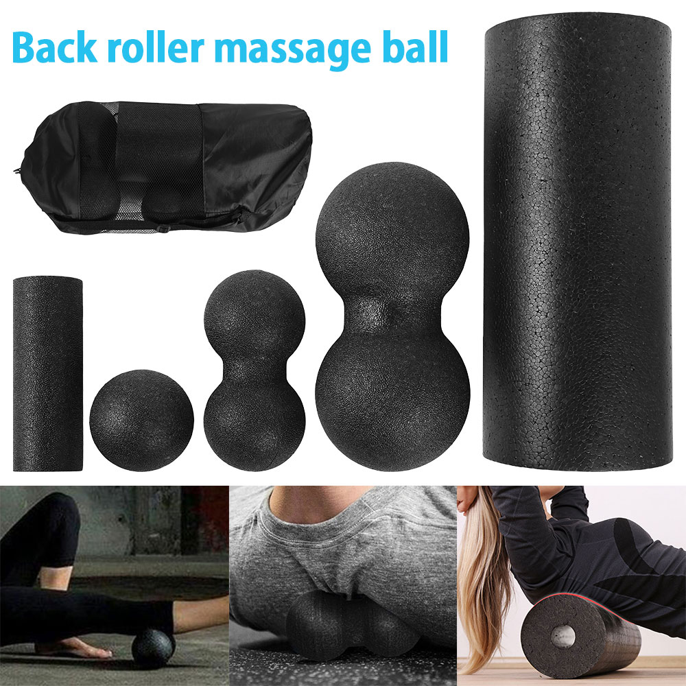5-delad Pilates Foam Roller Set - EPP-skum - Massagebollar för Muskelåterhämtning