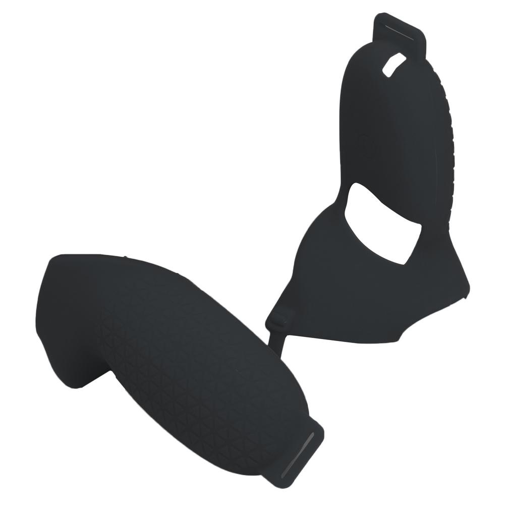 Siliconen Vr Controller Accessoires Voor Oculus Quest 2 Vr Beschermhoes Controller Cover Skin Handgreep Covers Voor Quest2 #: Black