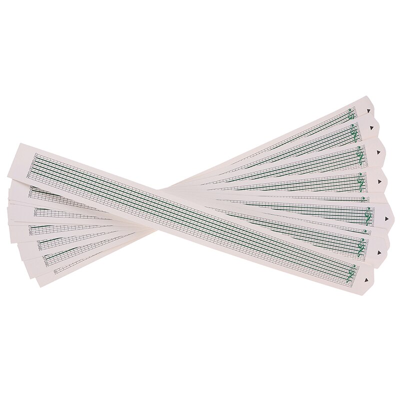 10pcs 15 Tones Blank Paper Tape DIY Hand Cranked Music Box Compose Music Blank Papers Strip