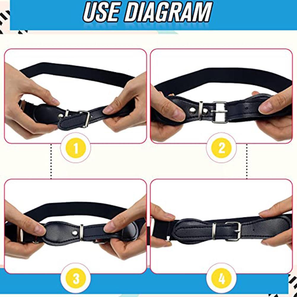 Children Faux Leather Belt Kids Cute Peach Heart Buckle Belts For Girls Boys Waistband Waist Belt