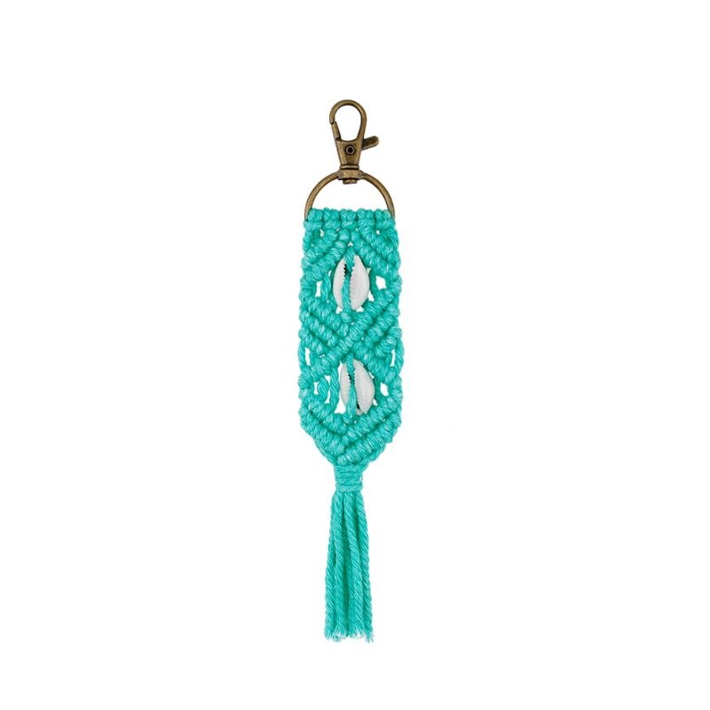 Nøkkelringer boho bag sjarm håndlaget tilbehør til bilnøkkelholder, veske xxfe