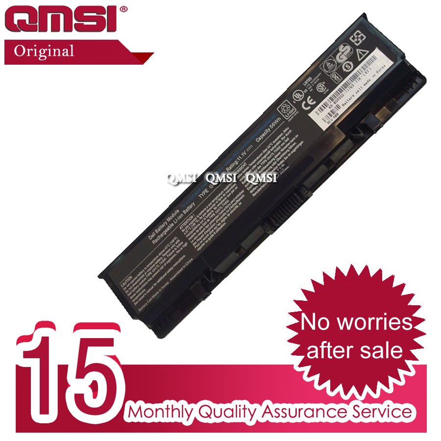 QMSI 11.1V 56WH original GK479 battery for Dell Inspiron 1520 1521 1720 VOSTRO 1500 1700 laptop