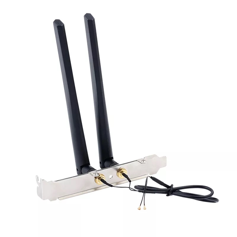 Killer – carte réseau sans fil 1675X WI-FI 6E, 5374M, Bluetooth 5.2, 802.11AX, AX210NGW, pour ordinateur portable Windows 10/Win11: Antenna Set