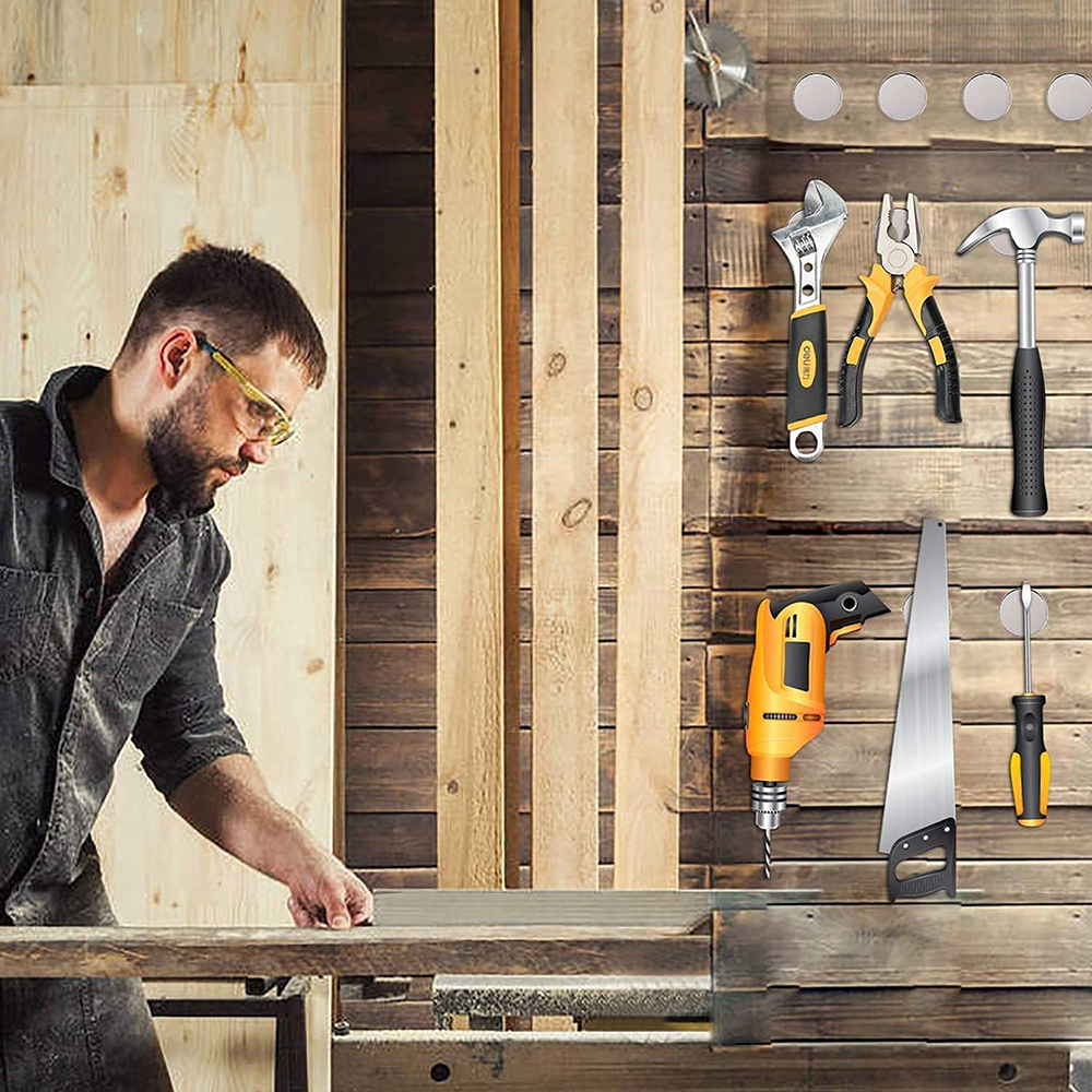 40x5mm Super Strong Round Magnet Powerful Refrigerator Magnets for Fridge, DIY, Building, Scientific, Craft, and Office Magnets