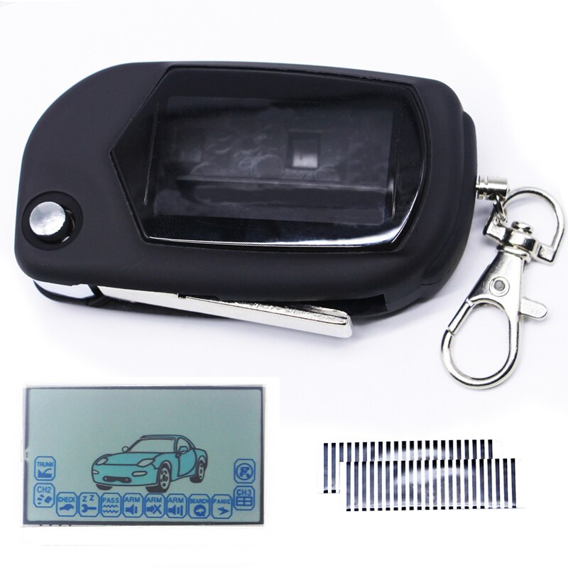 Ongesneden Blade Fob Case Voor Starline B91 B61 A91 A61 Kgb FX-5 FX-7 FX-3 Jaguar Ez-Een EZ-6 EZ-5 ez-Alpha Ez-Beta EZ-3 Ez-Een: case and Lcd1