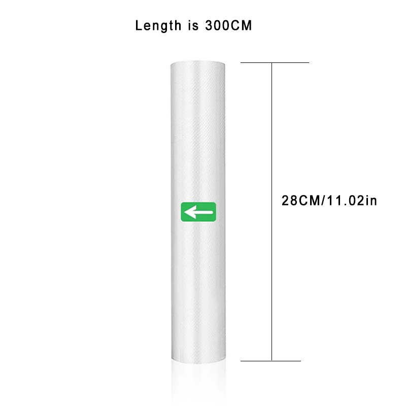 Vacuüm Voedselbesparende Sealer Zakjes 12/15/20/25/28/Cm Sous Vide Opslag Verpakking Zak Voor Vlees Fruit Groenten Noten: Beige