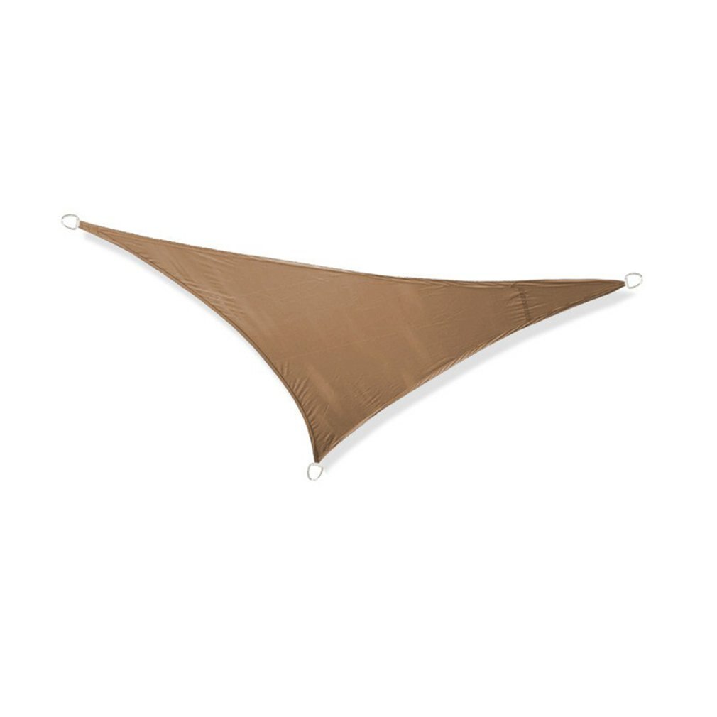 Wasserdichtes sonnensegel, 98% uv-schutz-vordach, dreieckig, rechteckig, 3m*3m/2m*3m stück für garten, rasen, terrasse, 40% stück: 3 x 3 x 3m khaki