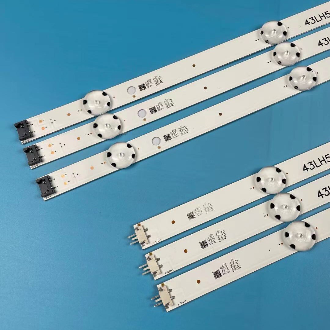 6pcs/set LED backlight strip for LG 43LF510V 43LF5100 43LH5100 43LH5700 43LH570A 43LH520V 43LH590 43LJ515V 43LH510V 43LH570V