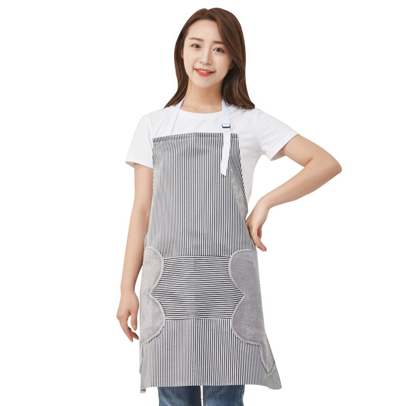 AYEVIN mano seca delantal de cocina limpieza ayudante accesorios ingeniosos delantal impermeable tamaño ajustable