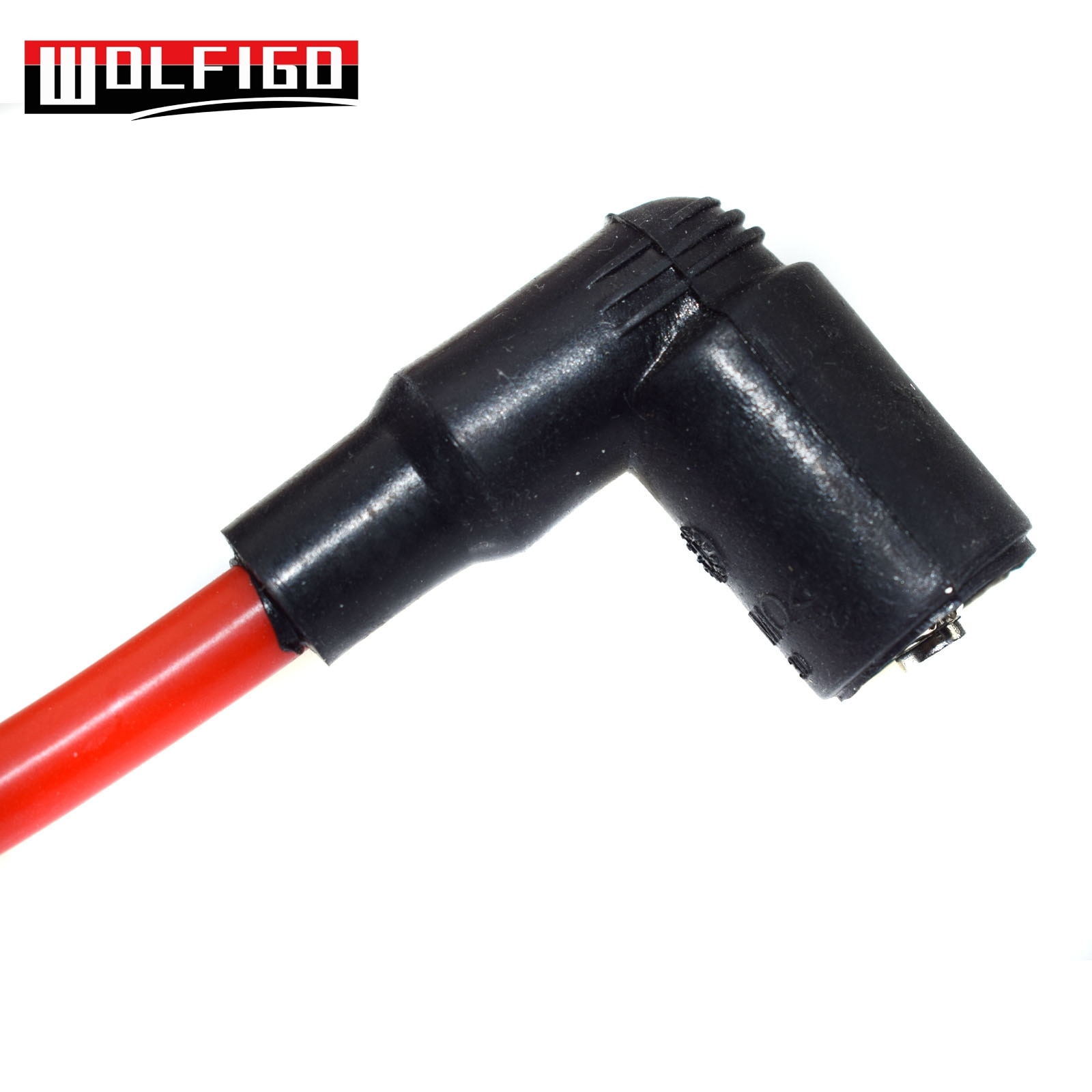 WOLFIGO-juego de cables de bujía de encendido STD para VW Golf Jetta 2.0L L4 57041, 27588,QW1493 35-4413,