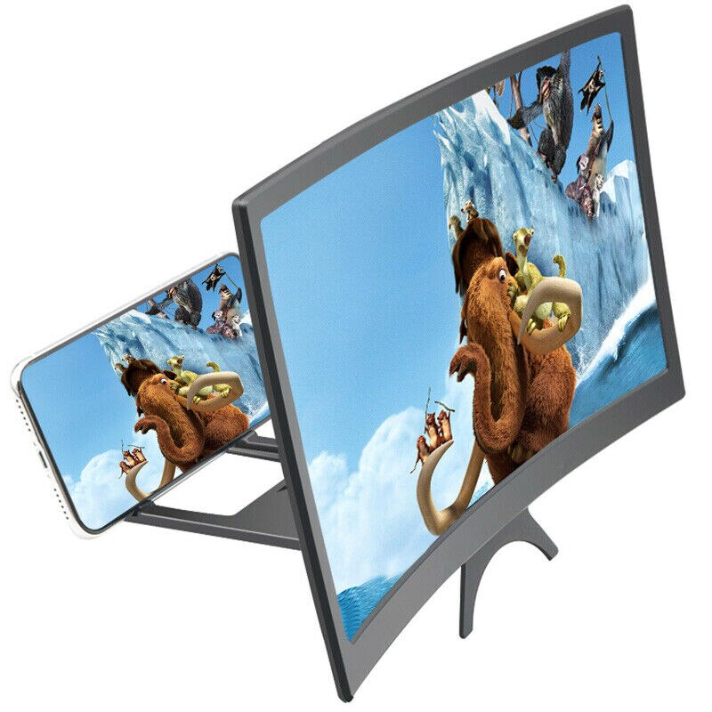 3D Telefoon Screen Vergrootglas 12 &quot;Hd Video Versterker Voor Smartphone Stand Telefoon Versterker Houder