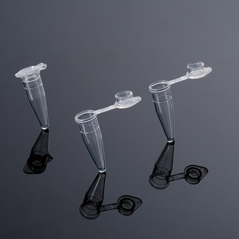 1000 stycken centrifug pcr-rör 0.2ml med platt lock
