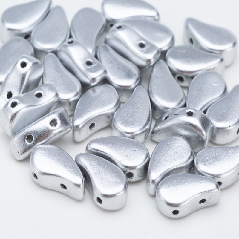 Taidian ny 8*5mm glas perlespd med hul ikke falmet perlearbejde gør-det-selv til indfødte håndlavede smykker laver 5 gram ca. 15 stk.