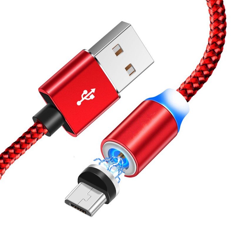 Snel opladen micro usb type c magneet telefoon oplaadkabel voor samsung galaxy  a20 a20e a30 a40 j4 j6 a6 a8 plus  a7 a9