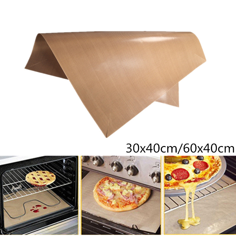 Reusable Baking Mat High Temperature Resistant Teflon Sheet Pastry Baking Oilpaper Heat-Resistant Pad Non-stick for Outdoor BBQ