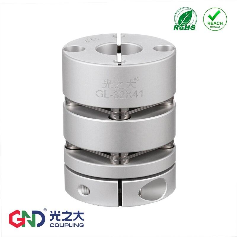 Couple GL alloy double diaphragm clamping series Shaft Coupling for steppermotor