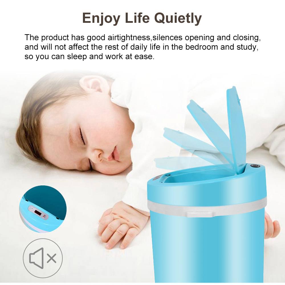 16L Automatic Induction Trash Can Touchless Smart Infrared Motion Sensor Rubbish Waste Bin Eco-friendly Waste Garbage Bin