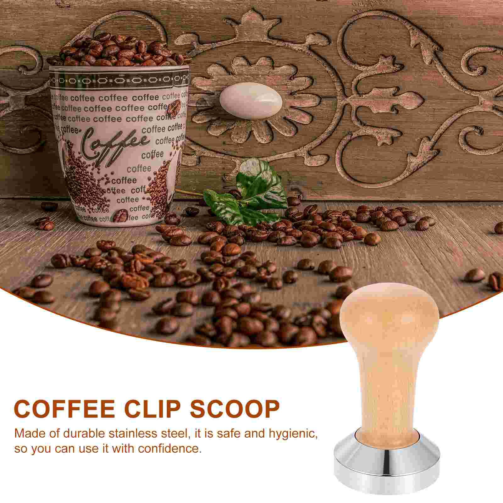 1pc Stainless Steel Coffee Tampers Coffee Bean Pressing Tool Coffee Presser