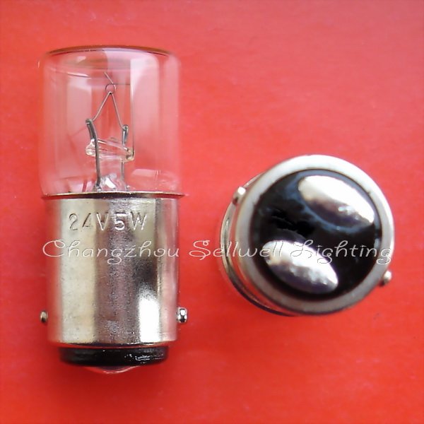 Ring R247 24v 5W R5W SBC BA15D Double Contact Bayonet Light Bulb – Warm White, Road Legal