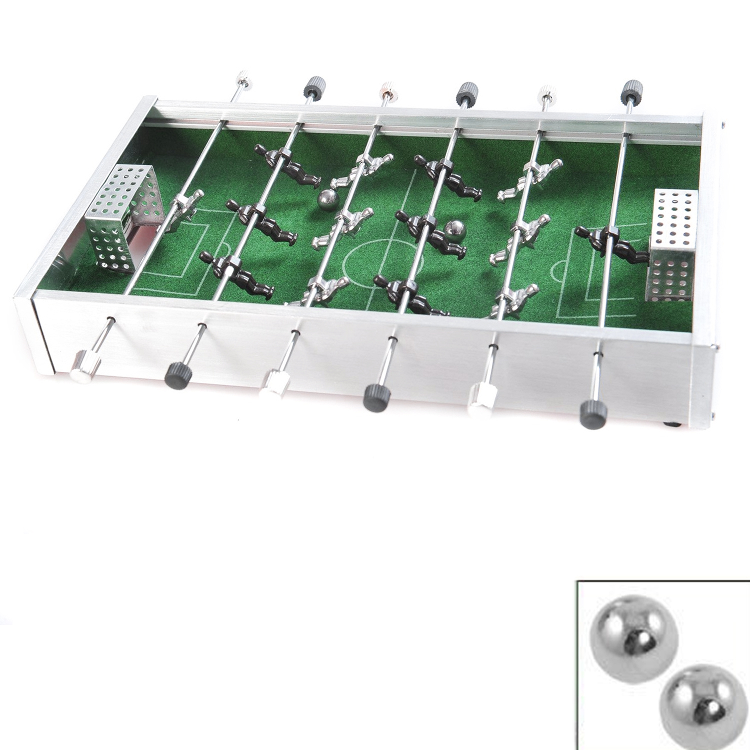 Aluminium Mini Fußball Fußball Tabelle Spiel Spielzeug Schießen Spiel Finger Spielzeug Lustige Desktop Party Spiele für Kinder Kinder Drinnen