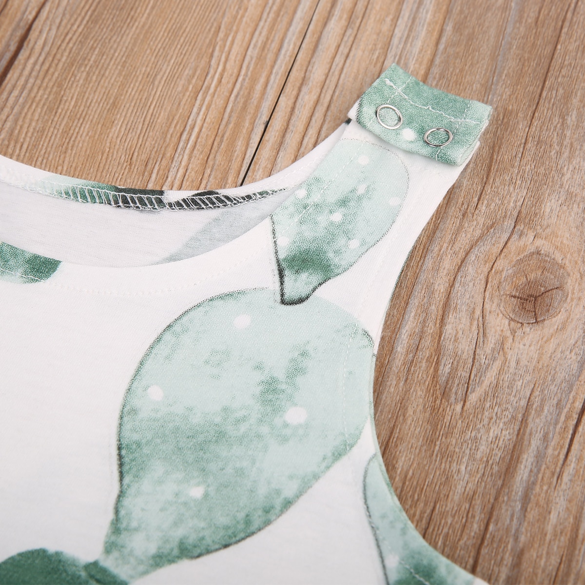 Zomer babymeisje jongen cactus print romper mouwloze jumpsuit playsuit outfit