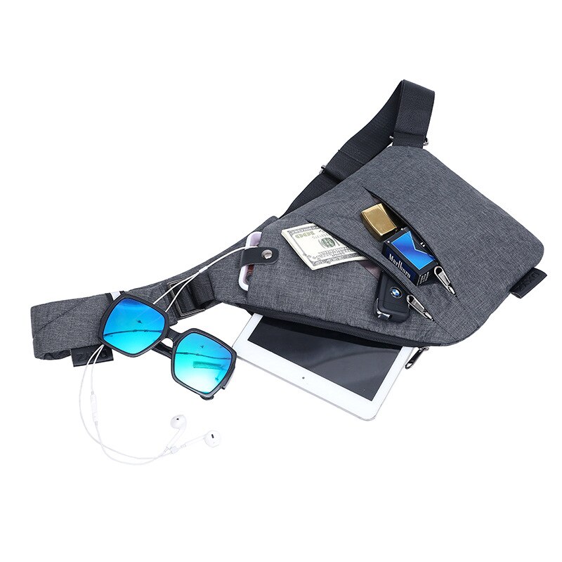 Neue männer der Digital speicher Pistole tasche leinwand brust tasche geschlungen Sport taille tasche multifunktionale nah dran-passend zu schulter Anti-diebstahl tasche