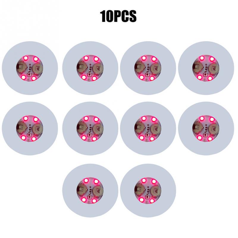 LED Coasters Foam 3 Modes 4 Lights Color Changing Battery Powered Flat Stable Core Board Slightly Cushioned Bar Nightclub Party