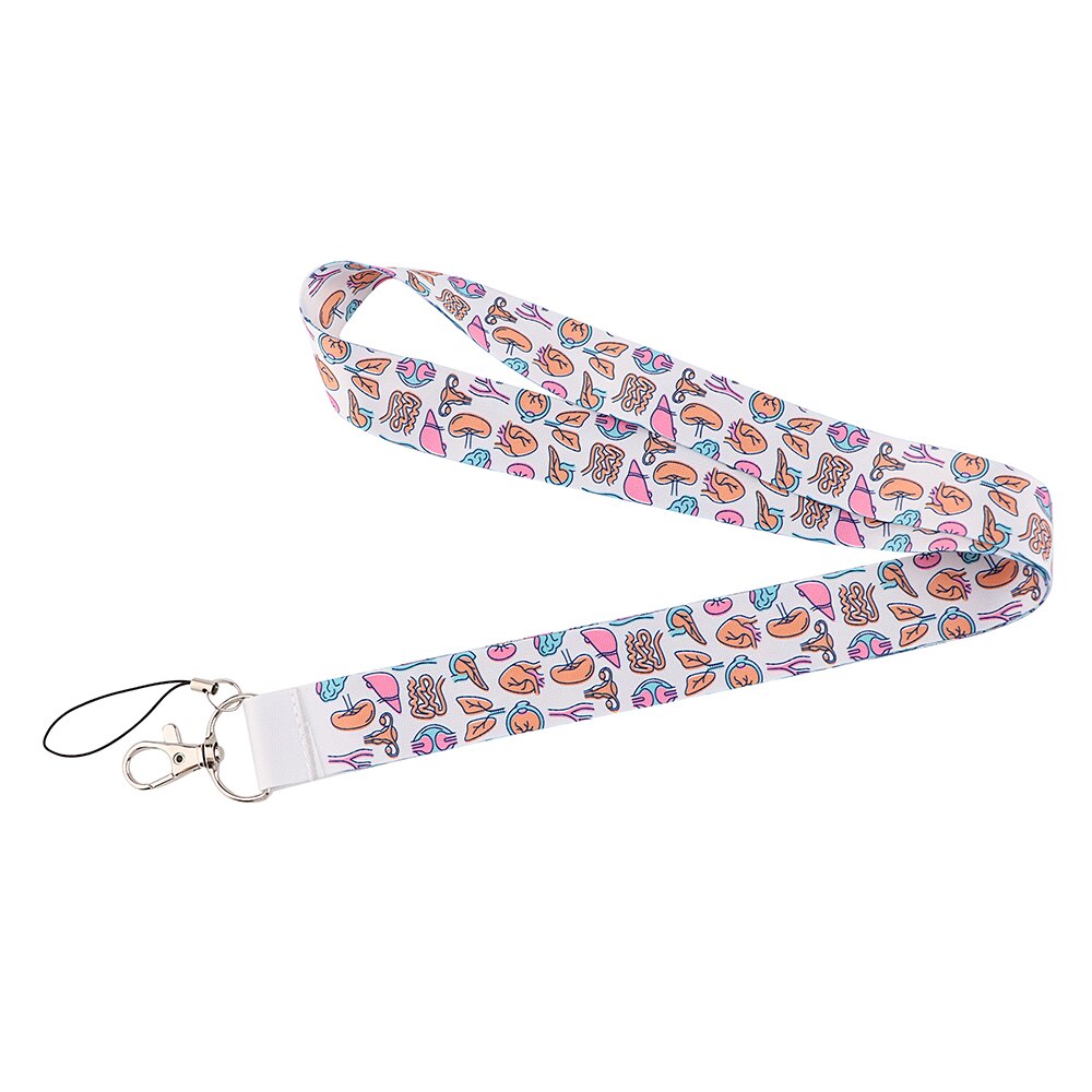 Lb3064 Medische Apparatuur Arts Verpleegster Lanyard Grey 'S Anatomie Nekbanden Id Badge Houder Hanger Sleutelhanger Charm Telefoon Sleutelhanger