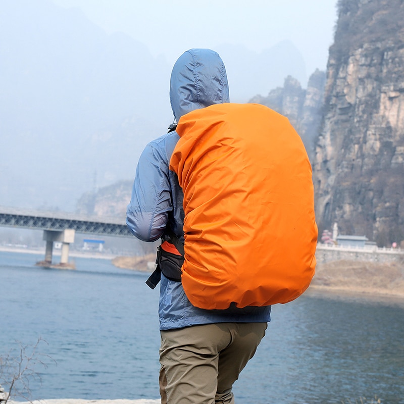 Outdoor Sports Long Distance Cycling Backpack Mountaineering Shoulders Bag Camping Travelling Knapsack Climbing Hiking Rucksack: Rain Cover only
