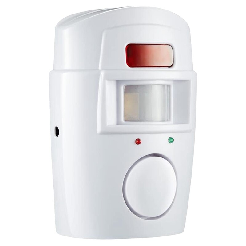 Infrared Motion Sensor Alarm - Burglar Alarm with 2 Remote Controls, Suitable for Home/Garages/Shops