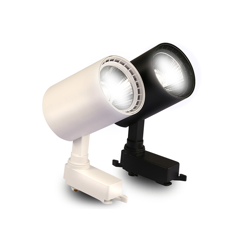 COB 12W Led Track Light Spot Light Ceiling Mounted Rail Track Lamp Decorative Led spotlight Track Lighting for Shop: White