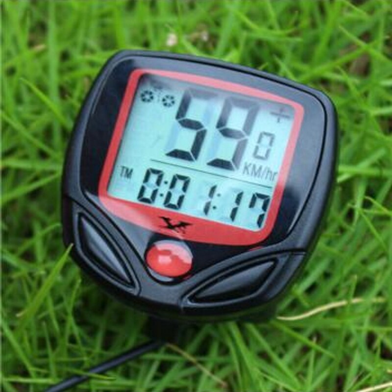 Bike Computer With LCD Digital Display Waterproof Bicycle Odometer Speedometer Cycling Stopwatch Riding Accessories Tool