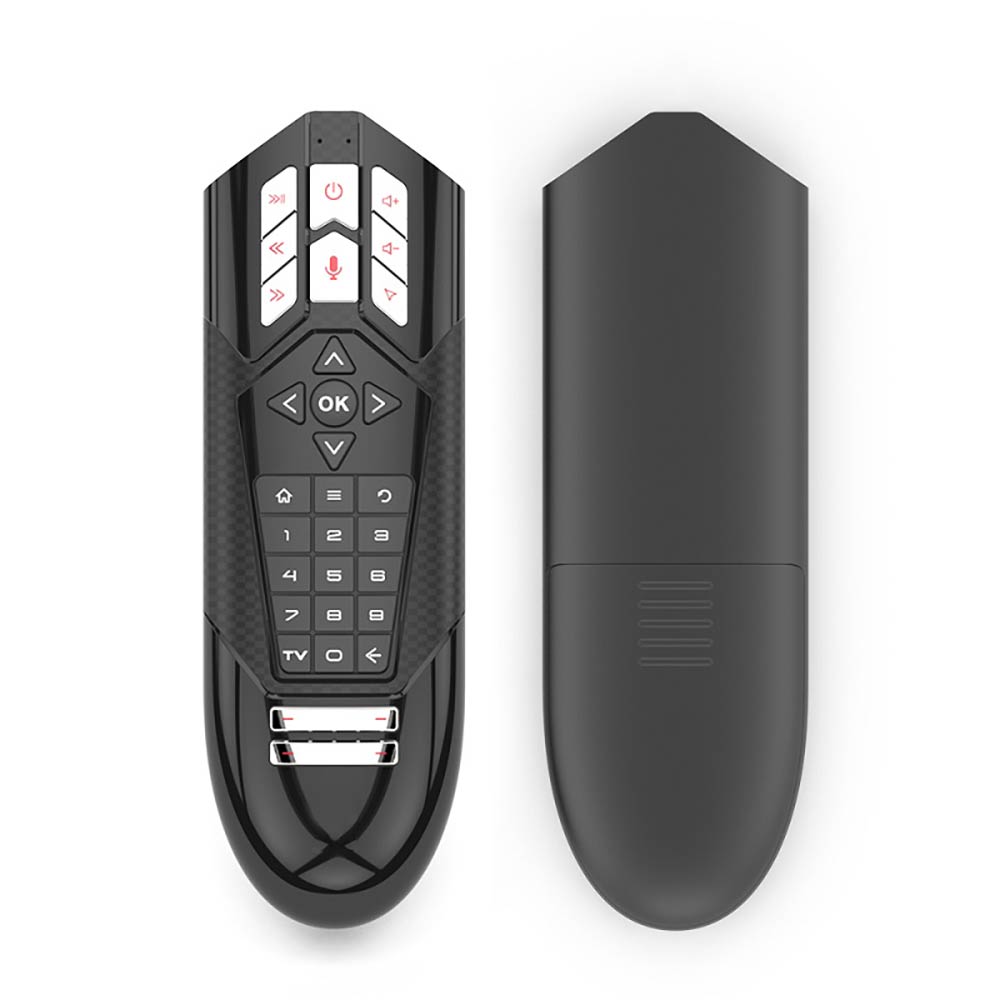 Air Mouse Wireless Somatosensory IR Learning Voice TV Remote Controller Squirrel Infrared Learning Double-Sided Somatosensory
