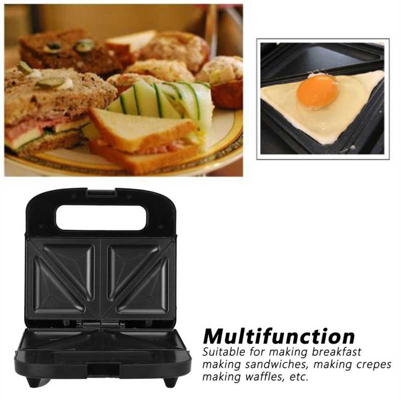 750W sándwich Waffle del fabricante de tostadora multifunción hogar desayuno máquina EU 220V electrodomésticos de cocina