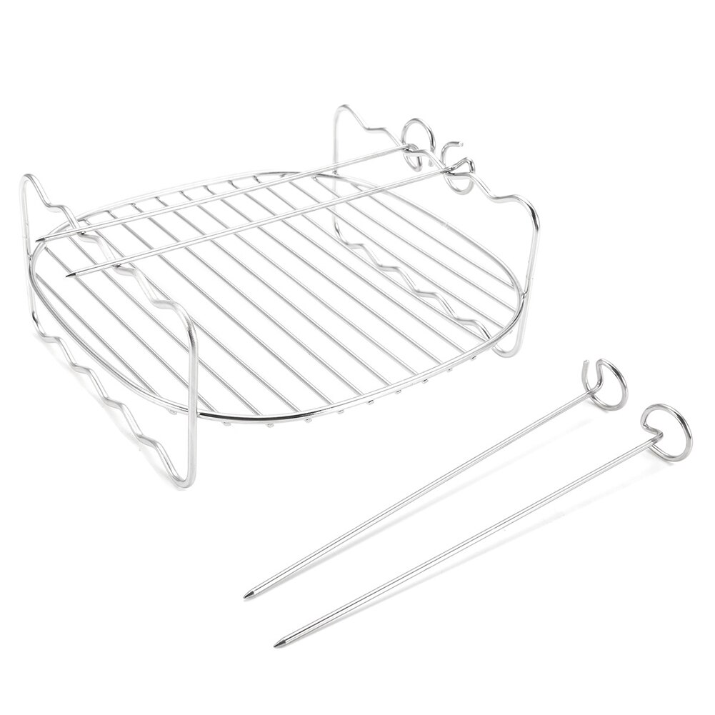 4- spett luftfriteringsgryta byte bakplåtshållare grillställ för  hd9232 fogaocooktop brazier grill grillnät biolite