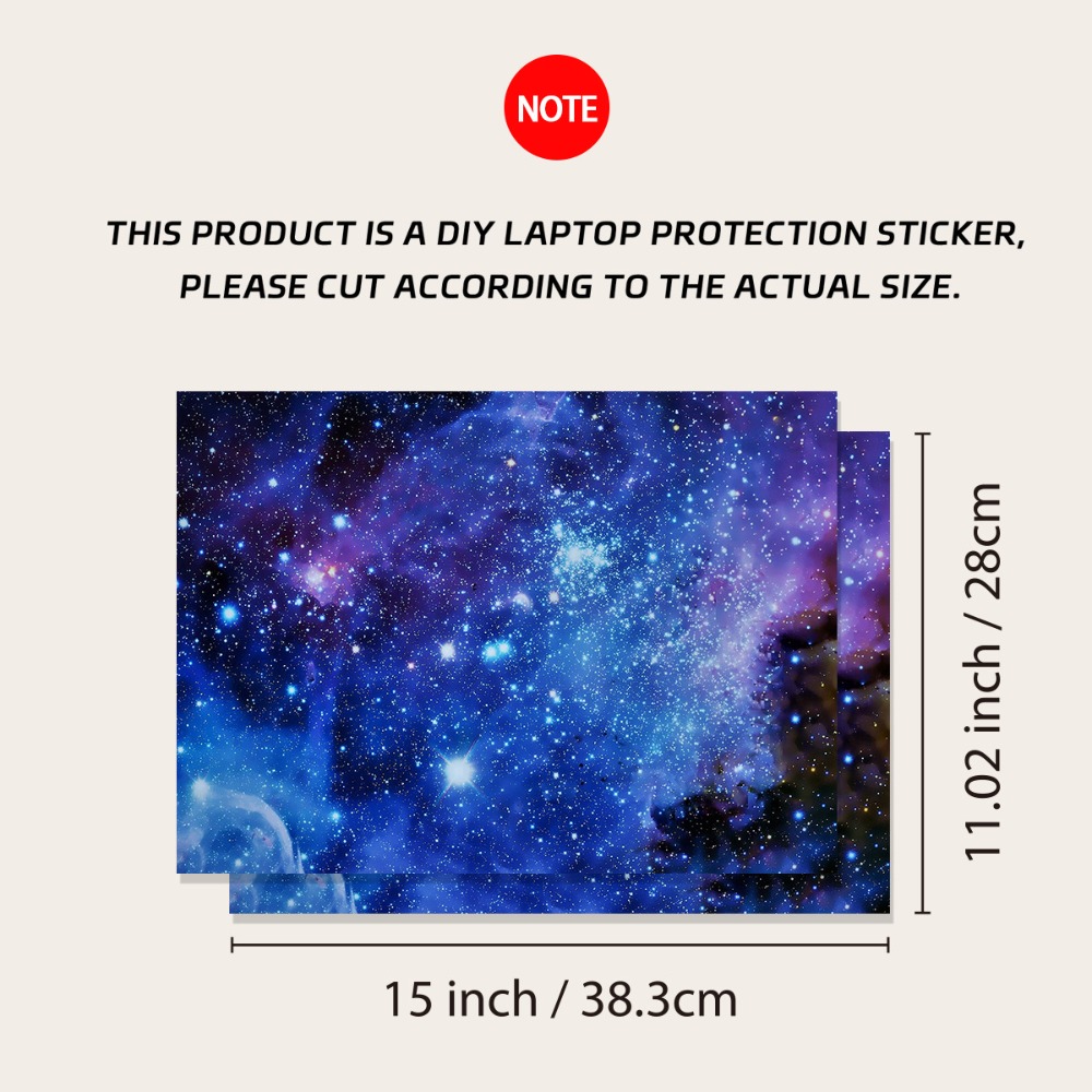 Naklejki DIY na laptopa 15 cali, wodoodporne nakładki na notebooka, strona A+C, skórka na Macbook / HP / Dell / Lenovo / Acer: Pomarańczowy